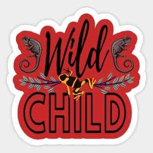 Raising a Wild Child Sticker